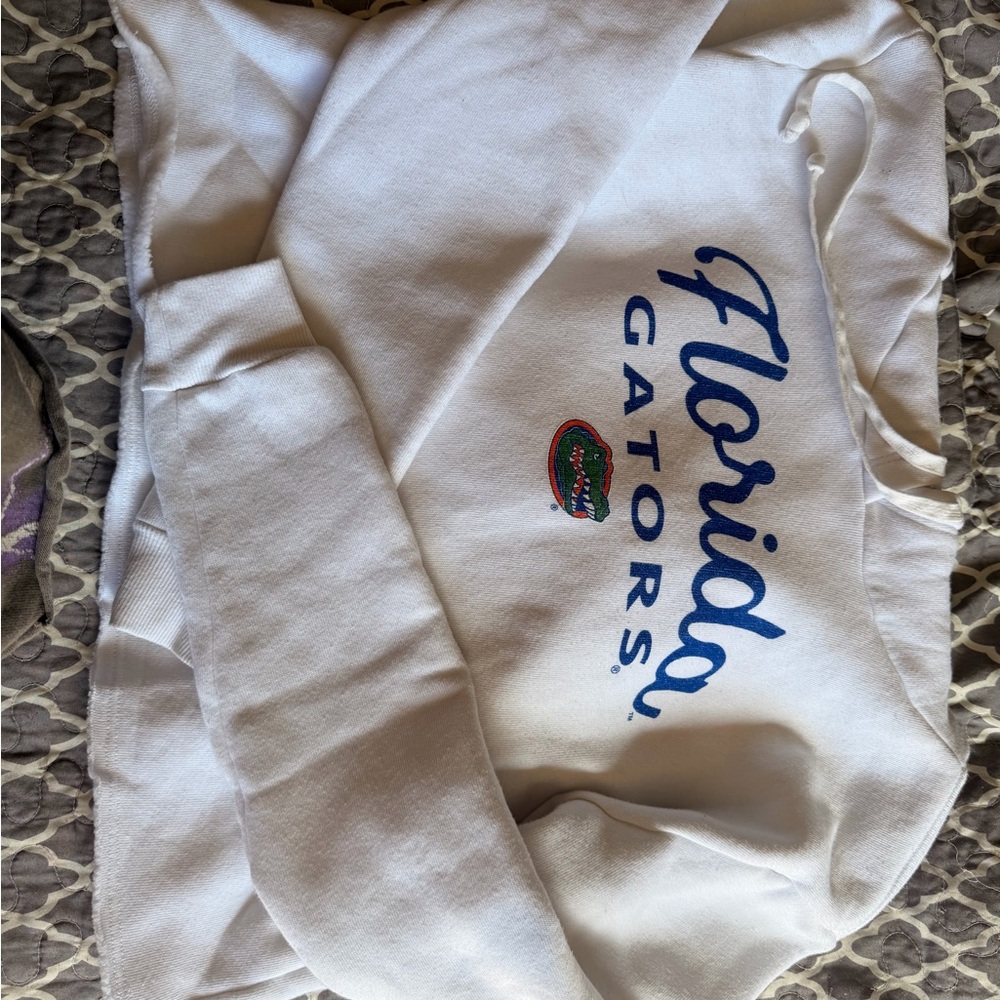 Florida Gators White Sweater